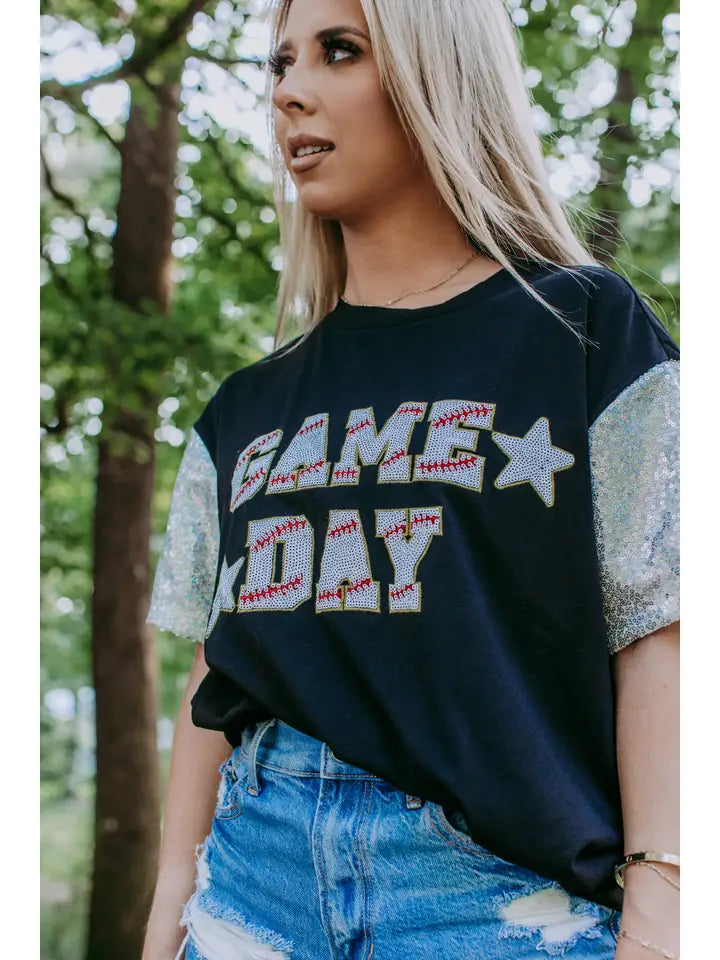 Embroidery Game Day Tee