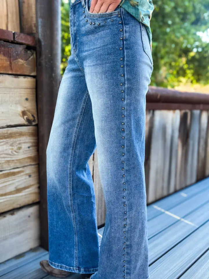 Studded Sk Denim Jeans