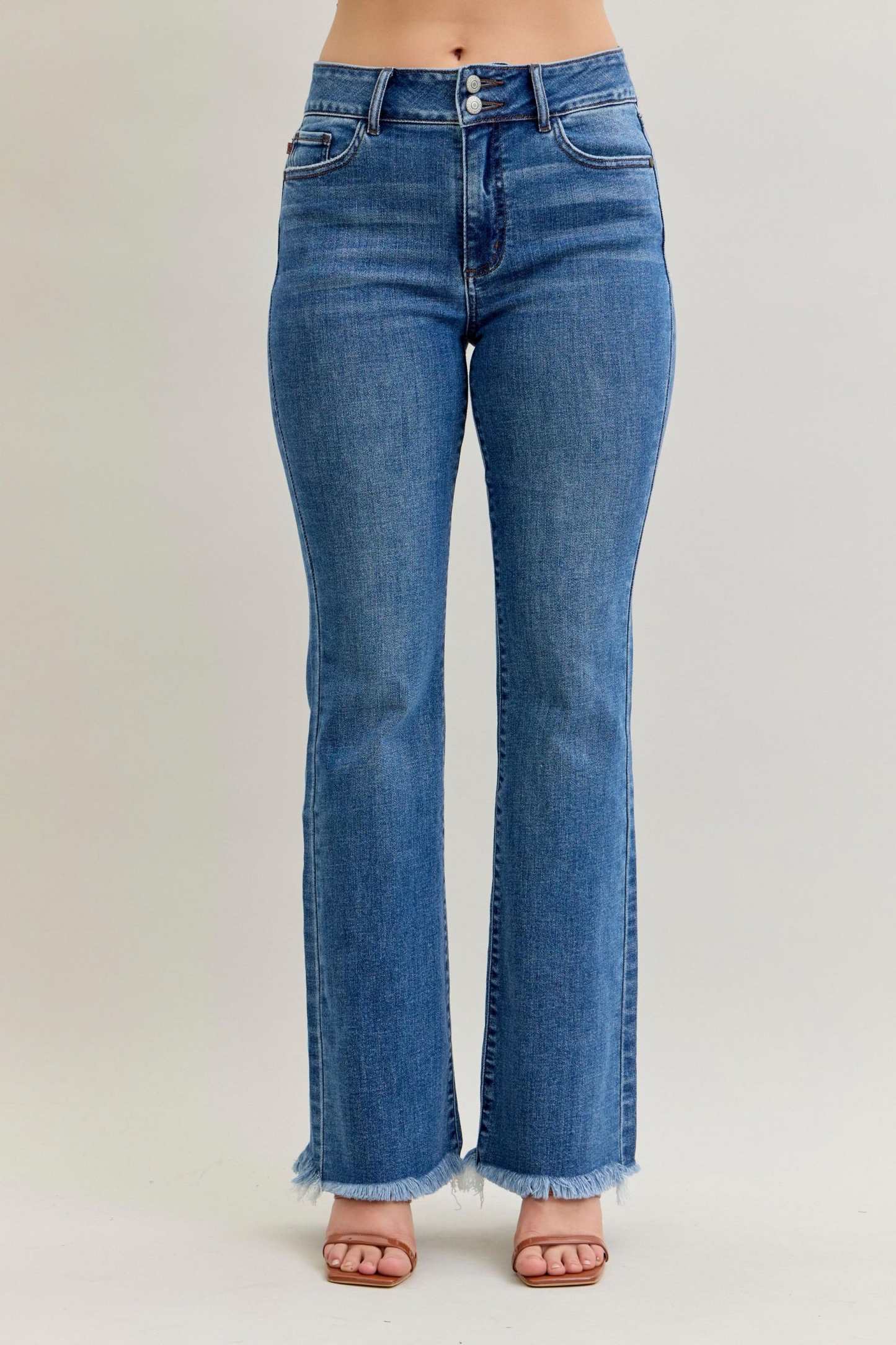 Judy Blue HW Bootcut Double Button