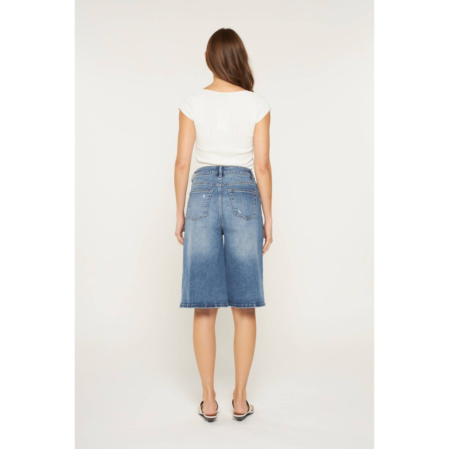 SUPER HIGH WIDE BERMUCA SHORTS