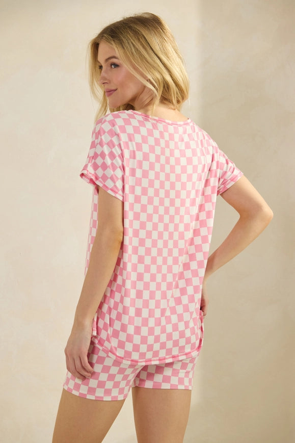 Checkerboard Lounge Shorts