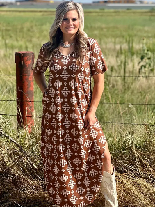 Meet Me in Wyoming Maxi Dress