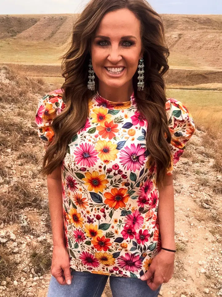 Sunrise Bloom Top