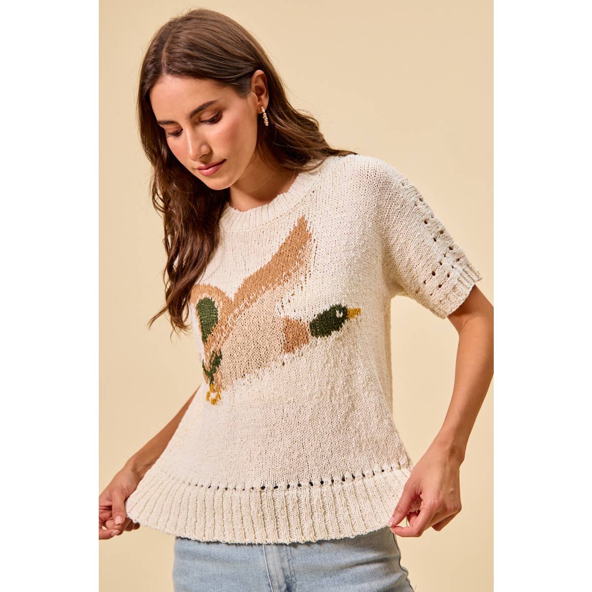 FLYING DUCK SWEATER TOP