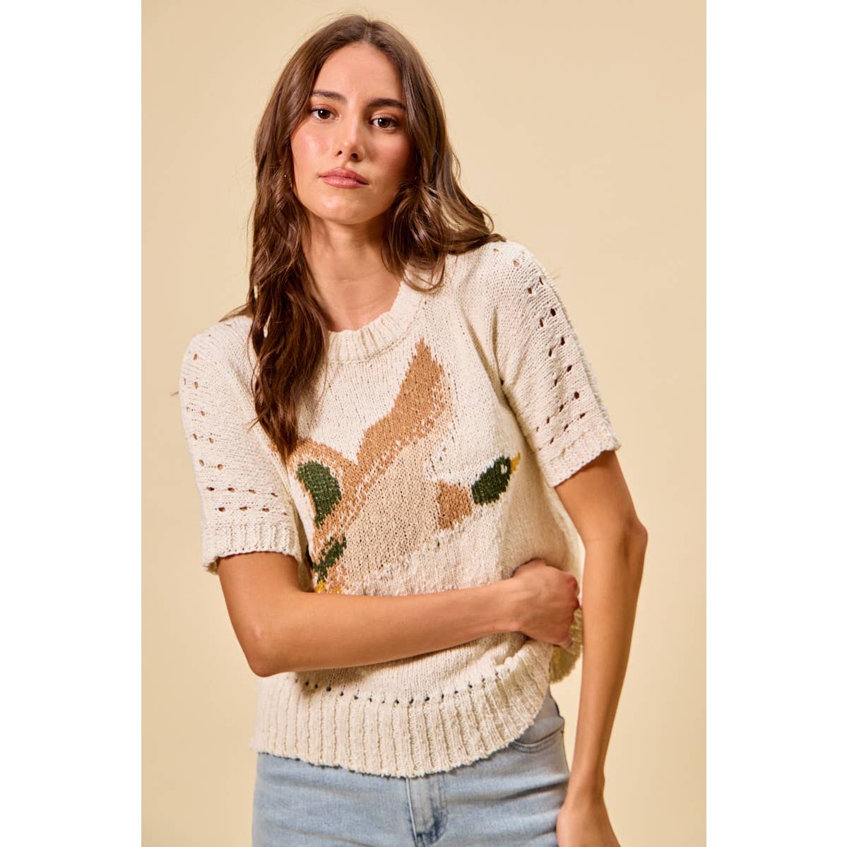 FLYING DUCK SWEATER TOP